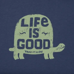 Men's Slow Turtle Short SleeveTee -New Navy Shop Mens Slow Turtle Short Sleeve CrusherLITE Tee 90657 2 lg