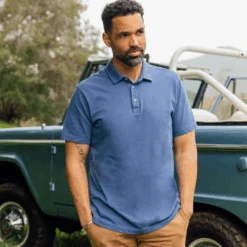 Men's SolidCrusher-LITE Polo -New Navy Shop Mens Solid Short Sleeve CrusherLITE Polo 99047 7 lg