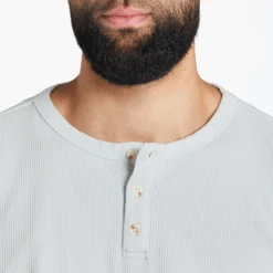 Men's Solid Thermal Henley -New Navy Shop Mens Solid Thermal Henley 101696 3 lg