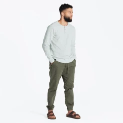 Men's Solid Thermal Henley -New Navy Shop Mens Solid Thermal Henley 101696 5 lg