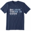Men's Starry Be The Good Crusher Tee 1 Men's Starry Be The Good Crusher Tee -New Navy Shop Mens Starry Be The Good Crusher Tee 86254 1 lg