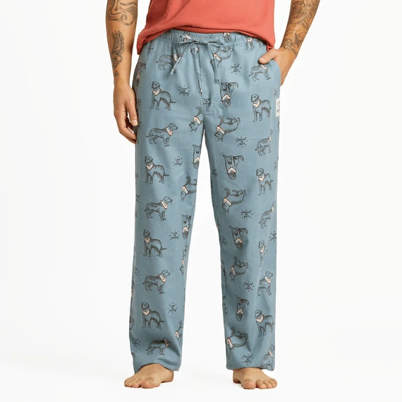 Men's Stay True Dog Pattern Classic Sleep Pant 3 Men's Stay True Dog Pattern Classic Sleep Pant