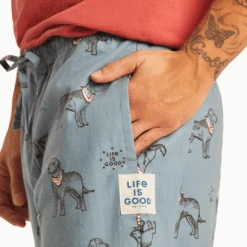 Men's Stay True Dog Pattern Classic Sleep Pant 10 Men's Stay True Dog Pattern Classic Sleep Pant -New Navy Shop Mens Stay True Dog Pattern Classic Sleep Pant 89122 4 lg