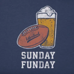 Men's Sunday Funday Football Crusher Tee -New Navy Shop Mens Sunday Funday Football Crusher Tee 73999 2 lg