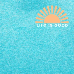 Men's Sunset On The Water Long Sleeve Active Hooded Tee -New Navy Shop Mens Sunset on the Water Long Sleeve Active Hooded Tee 89594 4 lg