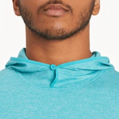 Men's Sunset On The Water Long Sleeve Active Hooded Tee -New Navy Shop Mens Sunset on the Water Long Sleeve Active Hooded Tee 89594 6 lg