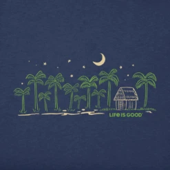 Mens Tahitian Moon Short Sleeve Tee -New Navy Shop Mens Tahitian Moon CrusherLite Tee 80383 2 lg