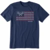 Men's Tennis Flag Short Sleeve Tee -New Navy Shop Mens Tennis Flag CrusherLITE Tee 81404 1 lg