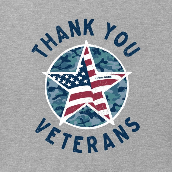 Men's Thank You Veterans Star Crusher Tee 4 Men's Thank You Veterans Star Crusher Tee - Image 2