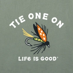 Men's Tie One On Crusher Tee -New Navy Shop Mens Tie One On Crusher Tee 84948 2 lg