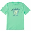 Men's Turtle Sun Short SleeveTee -New Navy Shop Mens Turtle Sun Short Sleeve Crusher Tee 111213 1 lg
