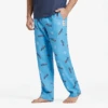 Men's Vintage USA Truck Pattern Classic Sleep Pant -New Navy Shop Mens Vintage USA Truck Pattern Classic Sleep Pant 99819 1 lg