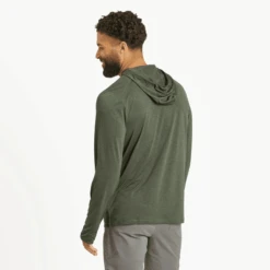 Men's WTF Long Sleeve Active Hooded Tee 11 Men's WTF Long Sleeve Active Hooded Tee -New Navy Shop Mens WTF Long Sleeve Active Hooded Tee 89592 3 lg