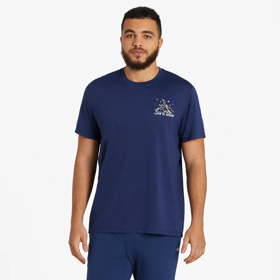 Men's Wander Compass Scene Active Tee 5 Men's Wander Compass Scene Active Tee - Image 3