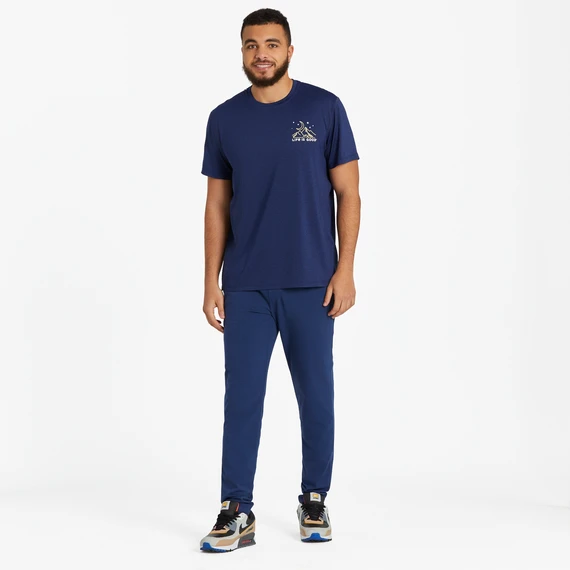 Men's Wander Compass Scene Active Tee 8 Men's Wander Compass Scene Active Tee - Image 6