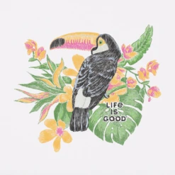 Men's Watercolor Toucan Short Sleeve Tee -New Navy Shop Mens Watercolor Toucan Crusher Tee 94341 2 lg