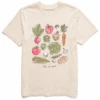 Men's Watercolor Veggie Harvest Short SleeveTee -New Navy Shop Mens Watercolor Veggie Harvest Short Sleeve CrusherLITE Tee 103953 1 lg