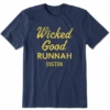 Men's Wicked Good Runnah Short SleeveTee -New Navy Shop Mens Wicked Good Runnah Short Sleeve CrusherLITE Tee 97332 1 lg