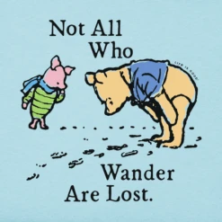 Men's Winnie & P Wander Short SleeveTee -New Navy Shop Mens Winnie P Wander Short Sleeve CrusherLITE Tee 101318 2 lg