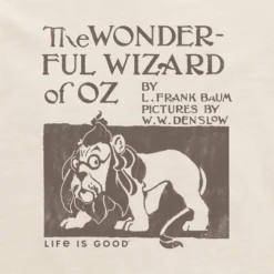 Men's Wizard Of Oz Book Cover Short SleeveTee -New Navy Shop Mens Wizard of Oz Book Cover Short Sleeve CrusherLITE Tee 102373 2 lg