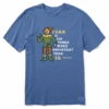 Men's Wizard Of Oz I Can Is More Important Than IQ Short SleeveTee -New Navy Shop Mens Wizard of Oz I Can is More Important than IQ Short Sleeve CrusherLITE Tee 102467 1 lg