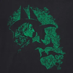 Men's Wizard Of Oz Wicked Scribble Short SleeveTee -New Navy Shop Mens Wizard of Oz Wicked Scribble Short Sleeve CrusherLITE Tee 102377 2 lg