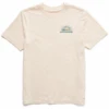Men's Woodblock Beach Scene Short SleeveTee
