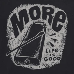 Men's Woodcut More Cowbell Short SleeveTee -New Navy Shop Mens Woodcut More Cowbell Short Sleeve Crusher Tee 116790 2 lg