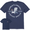 Men's Worlds Longest Coffee Break Short SleeveTee