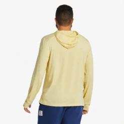 Men's Yeah Buoy Long Sleeve Active Hooded Tee -New Navy Shop Mens Yeah Buoy Long Sleeve Active Hooded Tee 99731 3 lg