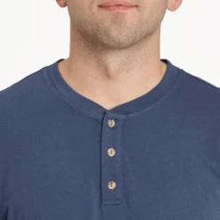 Unisex SolidCrusher-LITE Henley -New Navy Shop Unisex Solid Short Sleeve CrusherLITE Henley 98236 4 lg