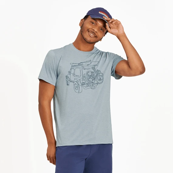 New Navy Shop -New Navy Shop Mens OffRoad Fun Active Tee 89674 1 lg